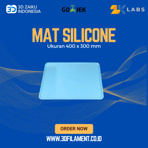 Tatakan Meja Mat Silicone Resin 3D Printer 400 x 300 mm